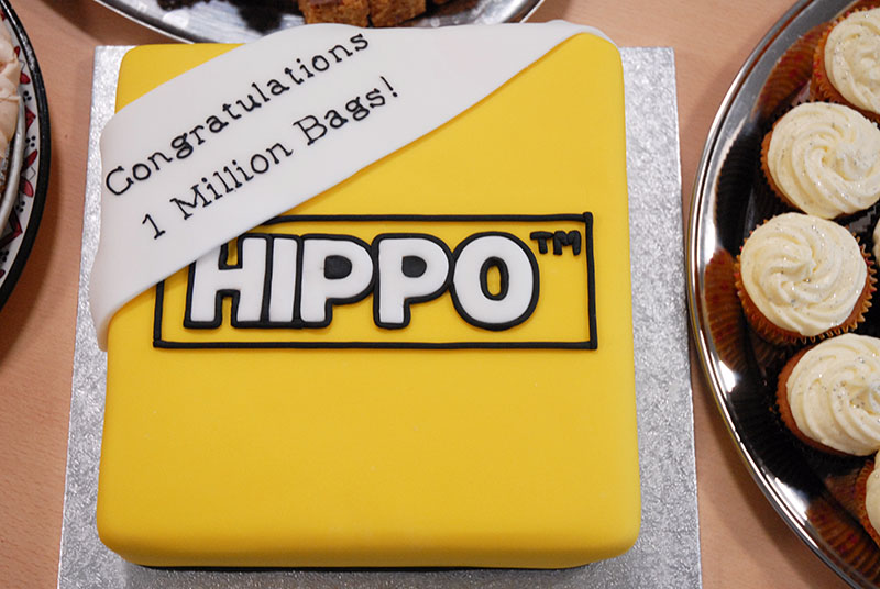 1 Millionth HIPPO collection celebration cake