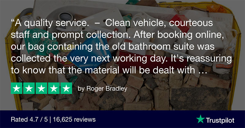 HIPPOBAG customer review for bathroom suite disposal
