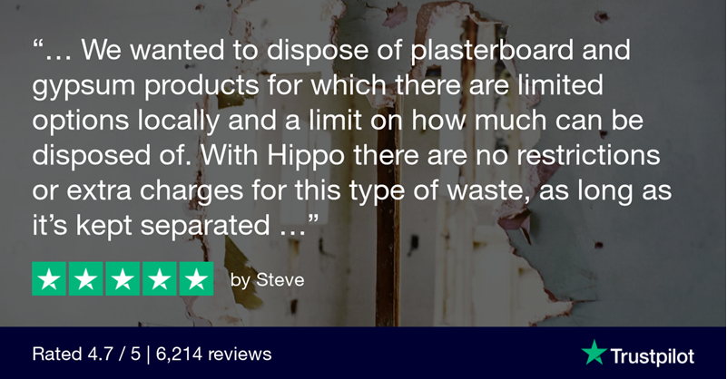 5-Star HIPPOBAG review for plasterboard disposal