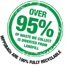 95% waste diverted from landfill icon