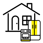 Household waste icon