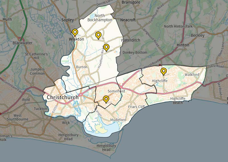 FixMyStreet Christchurch reported fly-tipping incidents