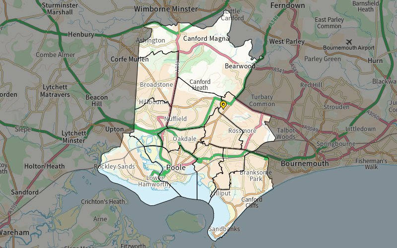 FixMyStreet Poole reported fly-tipping incidents